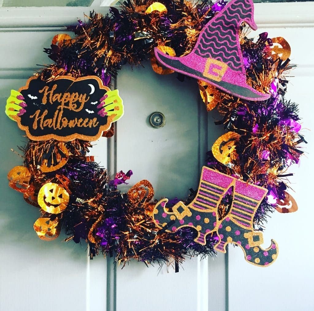 Halloween Dollar Tree Wreath