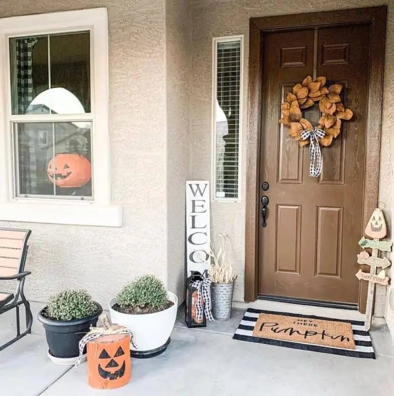 Halloween Front Door Decor
