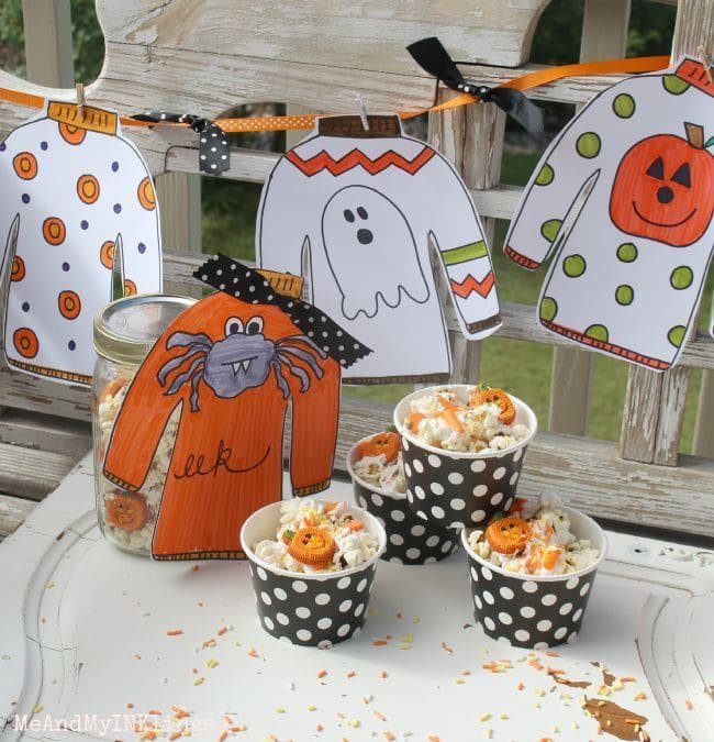 Halloween Paper Sweater Crafts