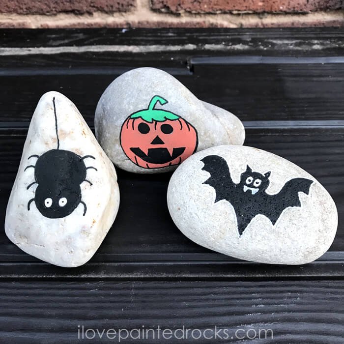 Halloween Rock Crafting