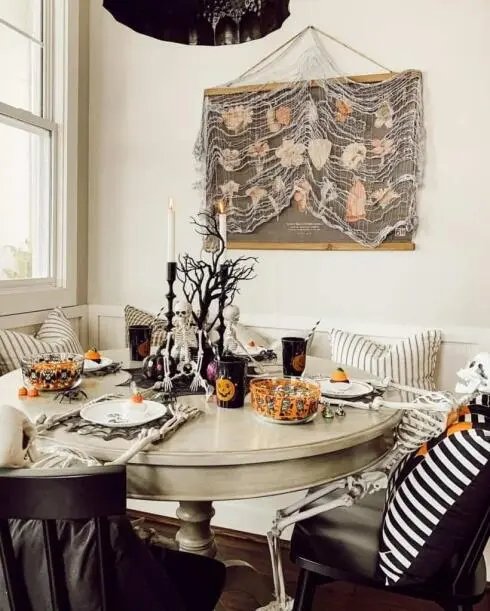 Halloween Snack Table Decor