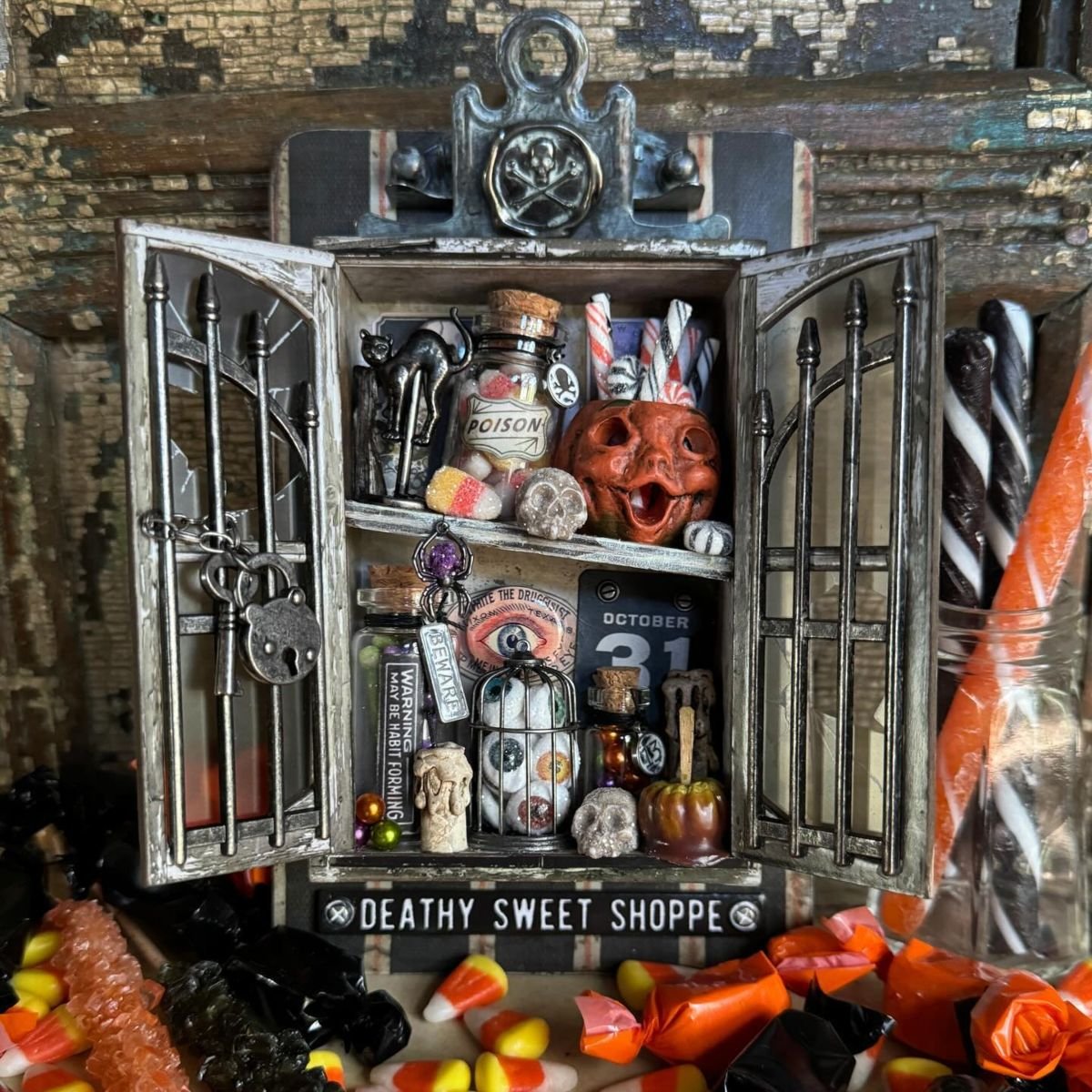 Halloween Themed Cabinet