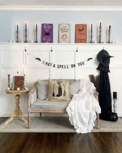 Halloween Witch Decor Living Room