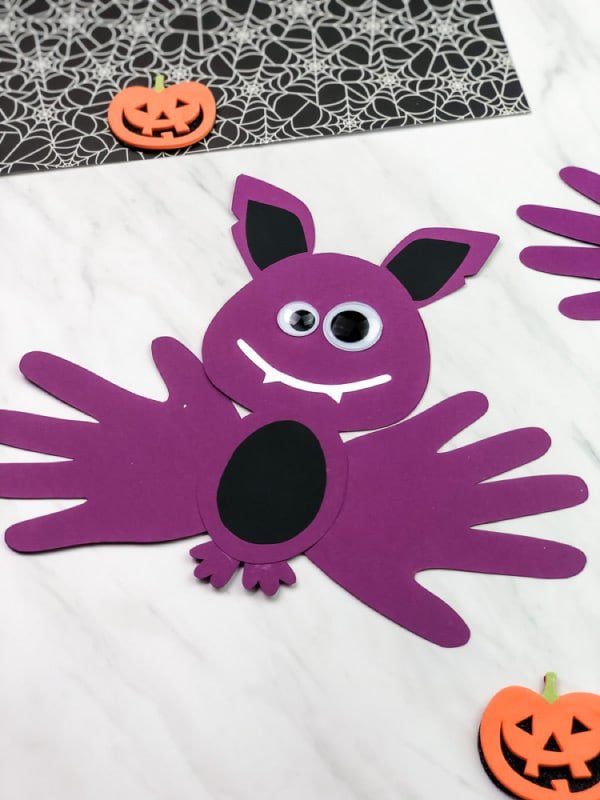 Handprint Bat Craft