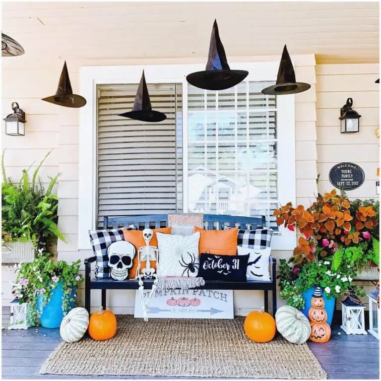 Hanging Witches’ Hats Decor