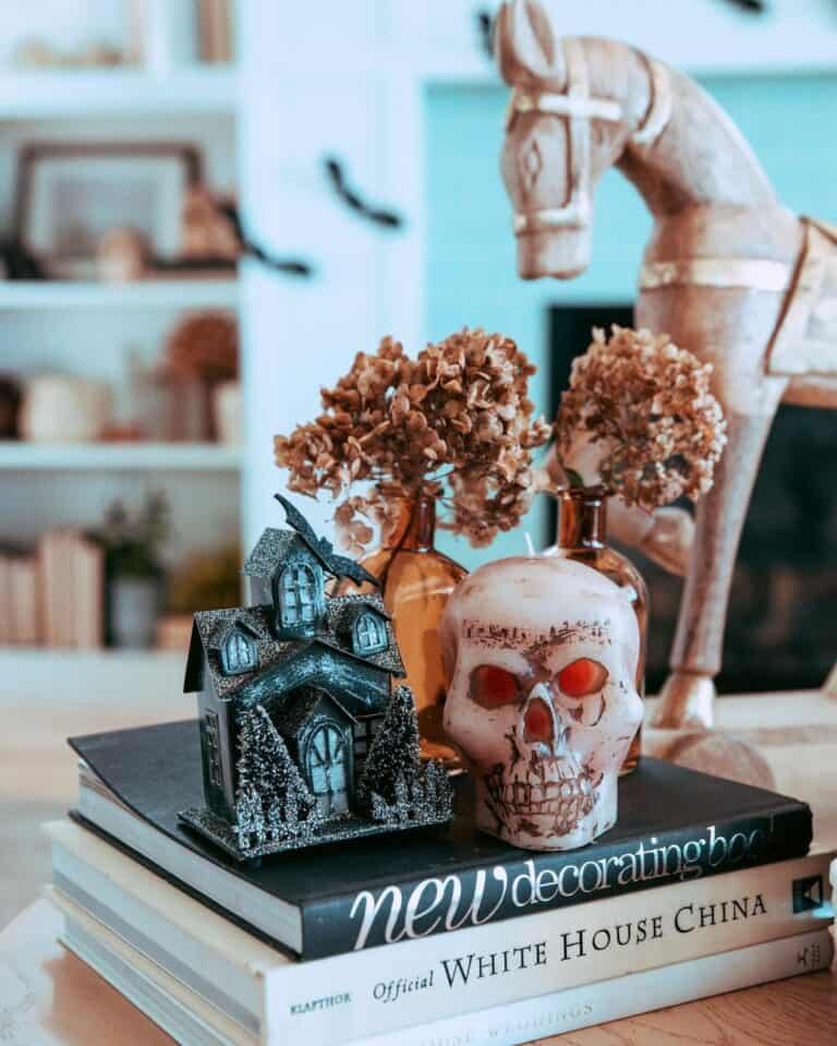 Haunted House Coffee Table Decor