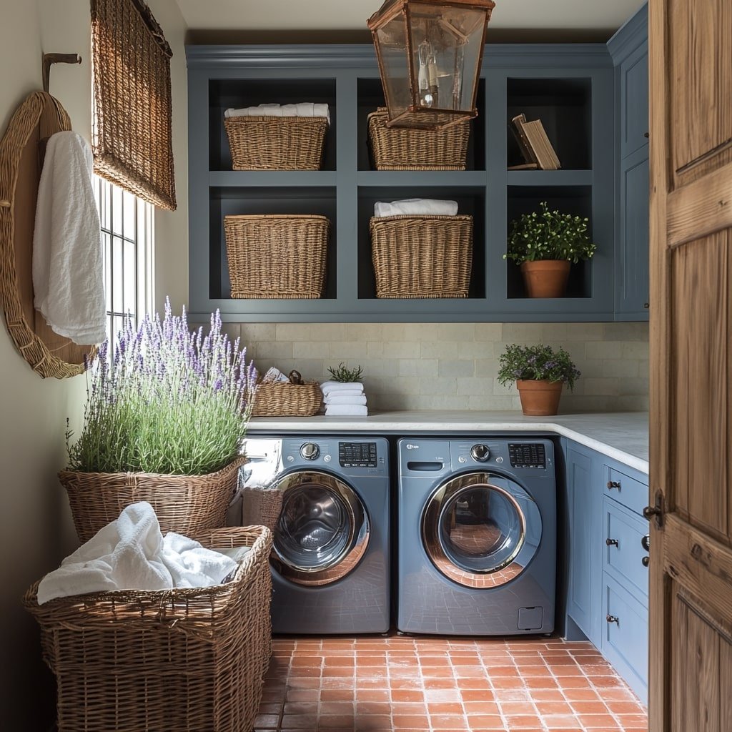 Herb Garden in Laundry Space