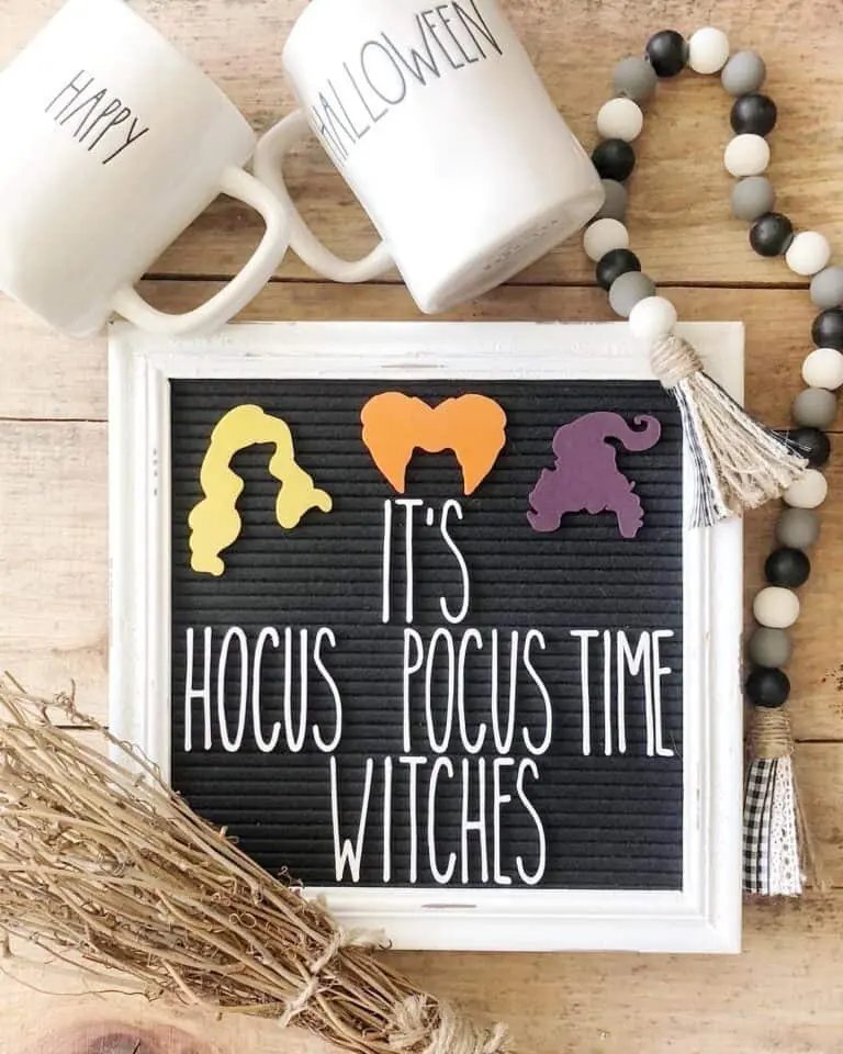 Hocus Pocus Themed Flat Lay