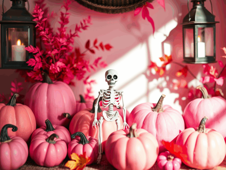 21 Pink Halloween Decor Ideas