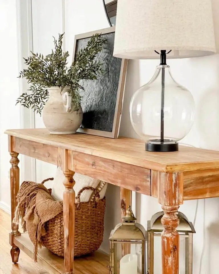 Lanterns and Cozy Textiles