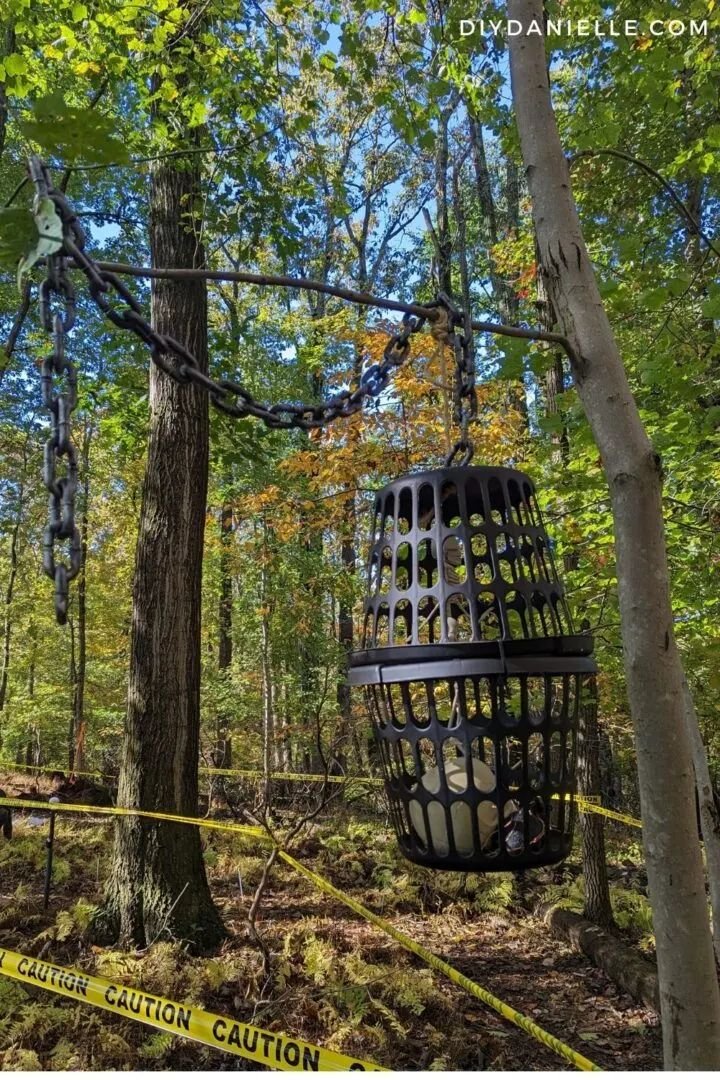 Laundry Basket Halloween Cages