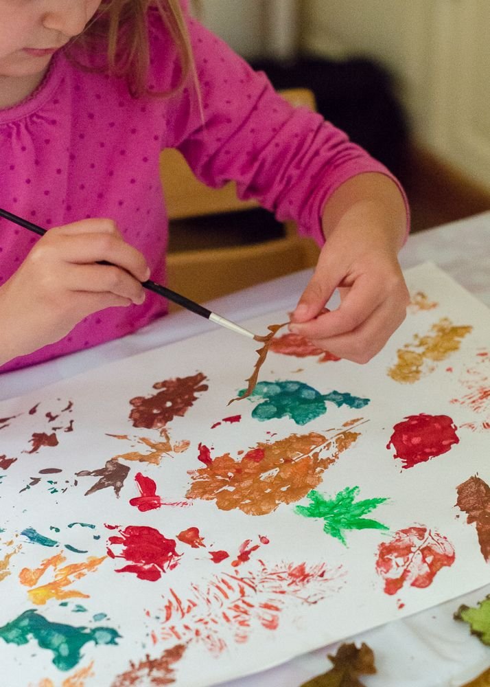 Leaf Printing Activity
