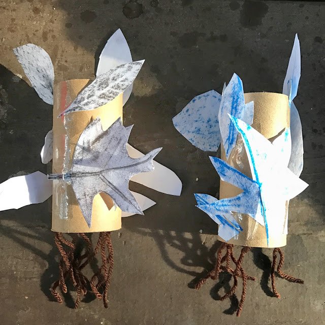 Leaf Rubbing Craft Project