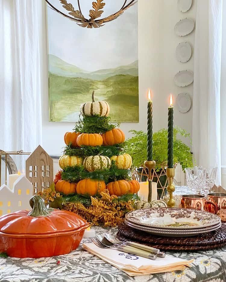 Mini Pumpkin Table Centerpiece