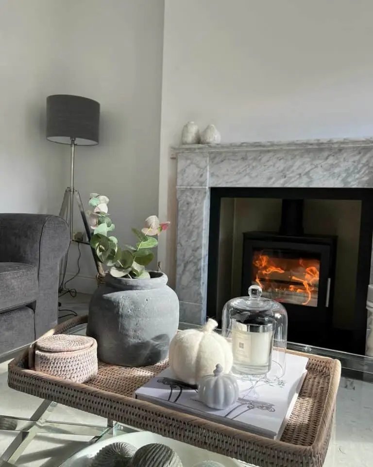 Modern Fireplace Feature