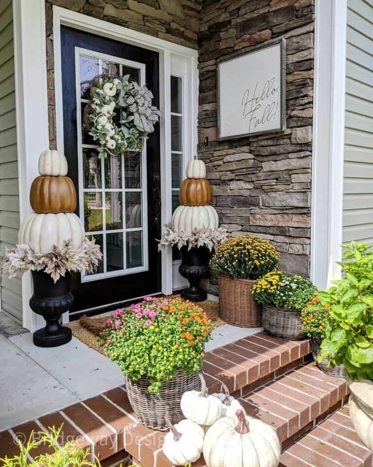Monochrome Autumn Wreaths