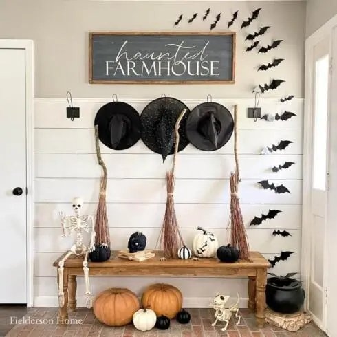 Mudroom Witch Decor