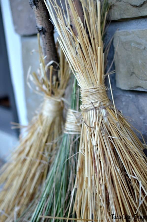 Natural Witch Broom Decor