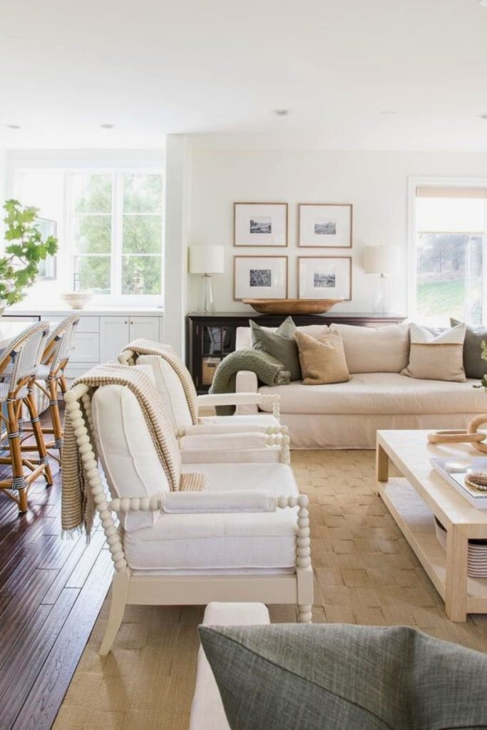Neutral-Toned Cozy Living Room