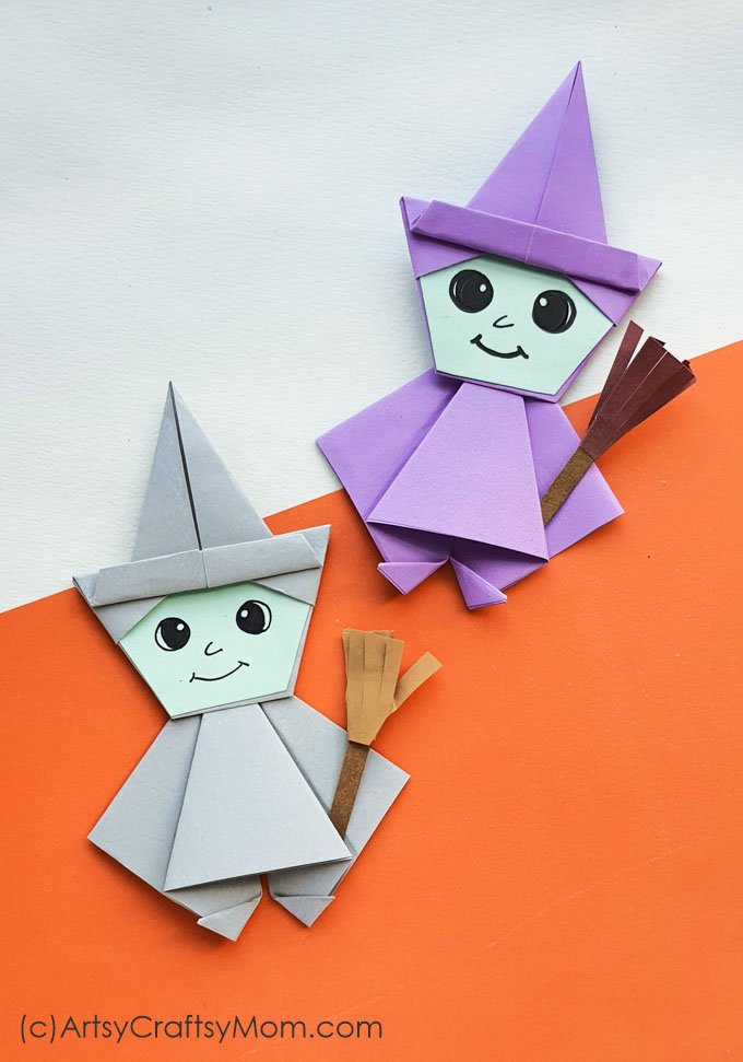 Origami Witches for Kids