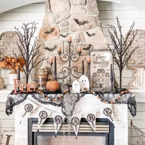 Painted Branch Decor