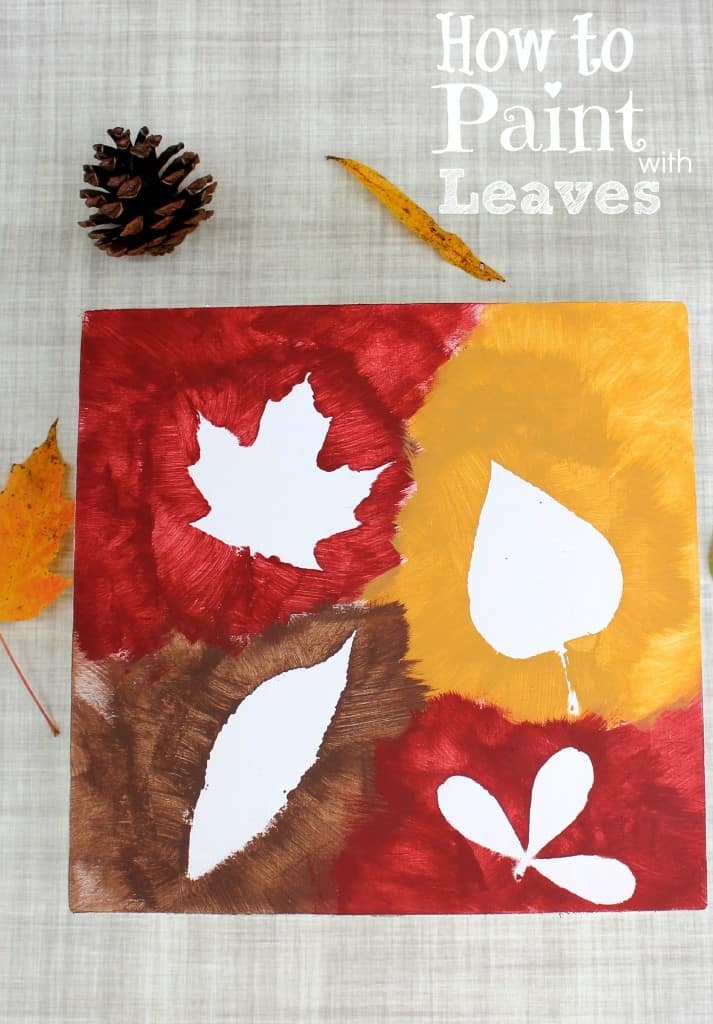 Painted Leaf Art