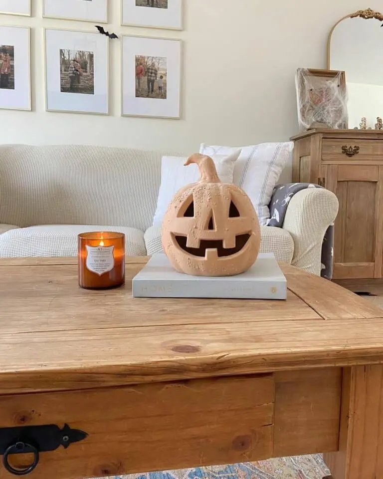 Painted Pumpkin Decoration