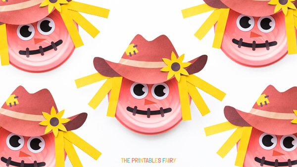 Paper Plate Scarecrow Craft