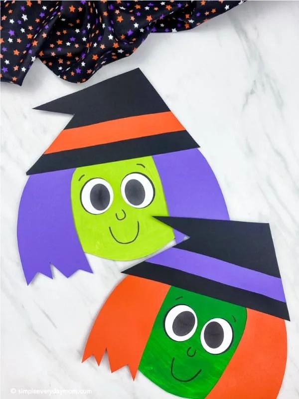 Paper Plate Witch Craft