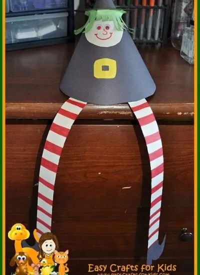 Paper Witch Craft for Kids