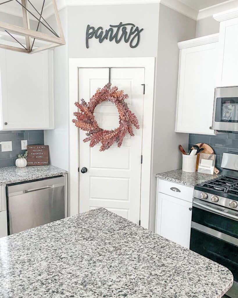 Pastel Leaf Wreath