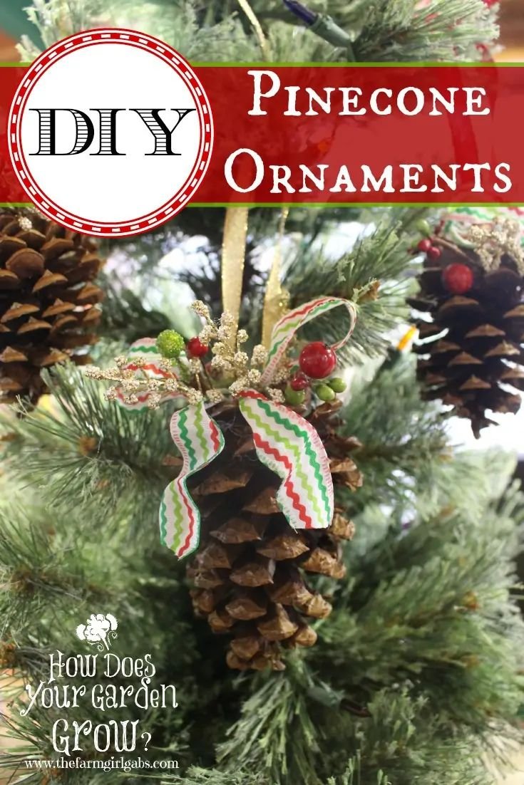 Pine Cone Christmas Ornaments