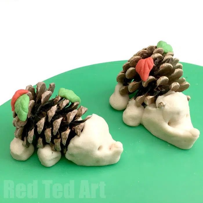 Pine Cone Hedgehog Craft