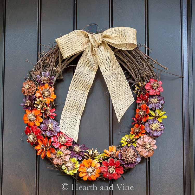 Pinecone Decor Wreath