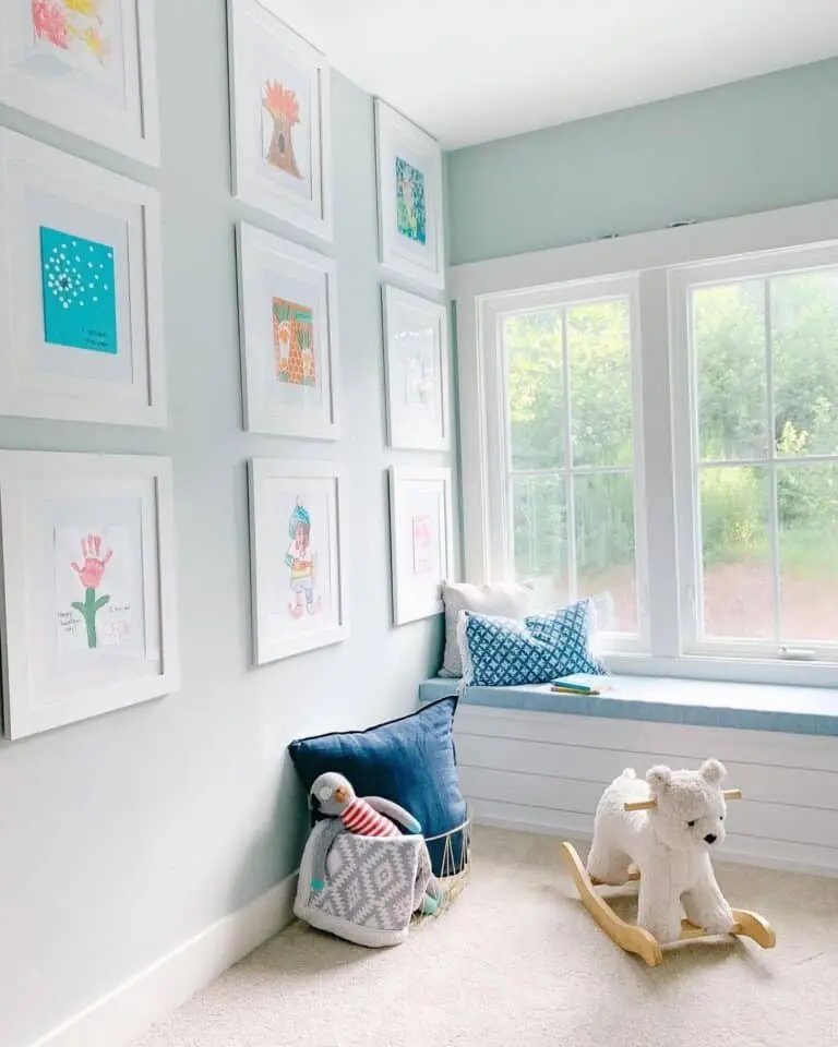 Playroom Window Bench Design
