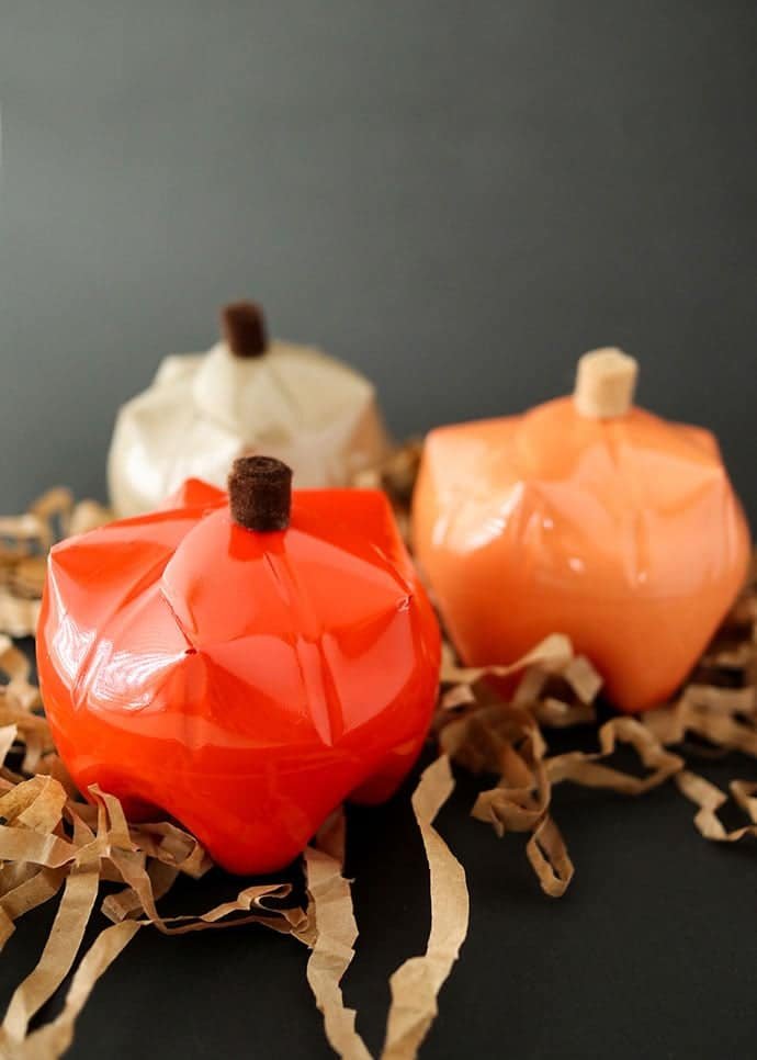 Recycled Pumpkin Gift Holders