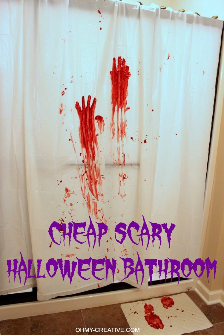 Scary Bathroom Decoration