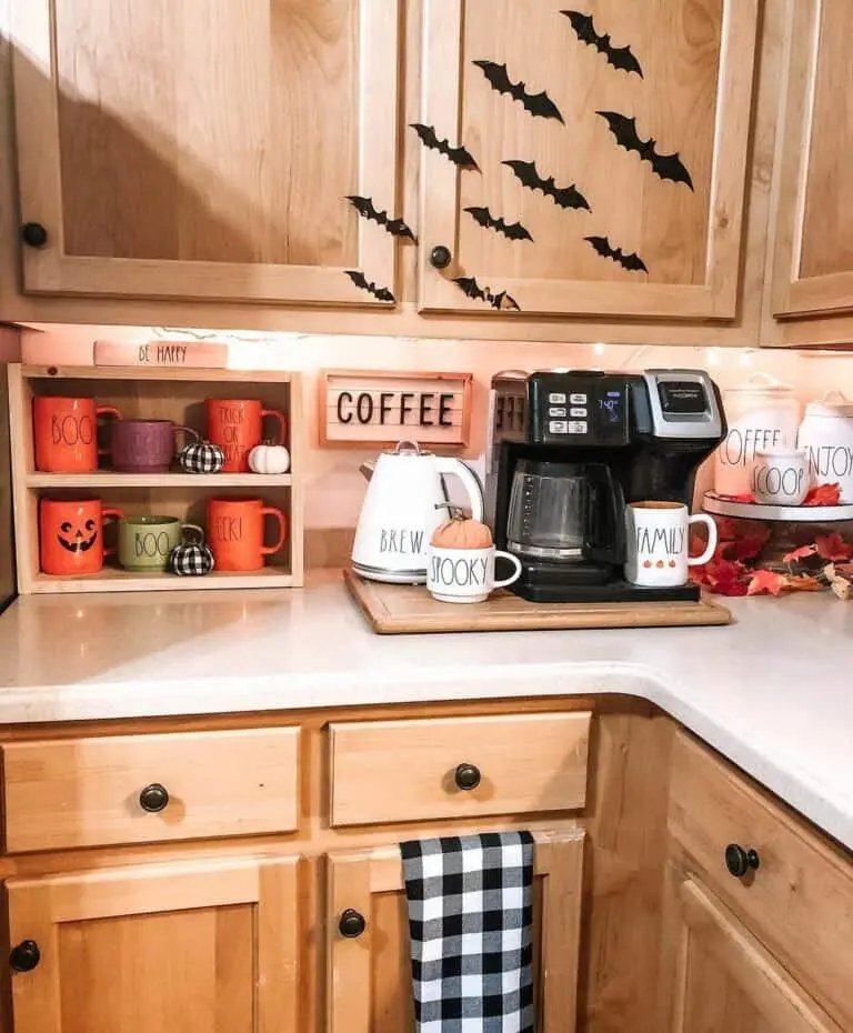 Seasonal Coffee Station Decor