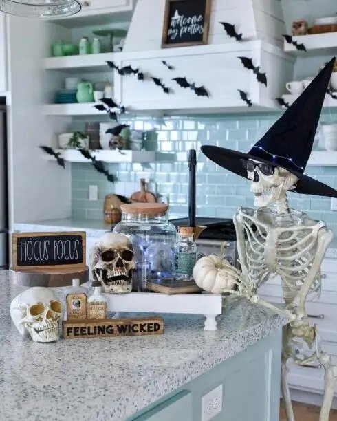 Skeleton Kitchen Decor