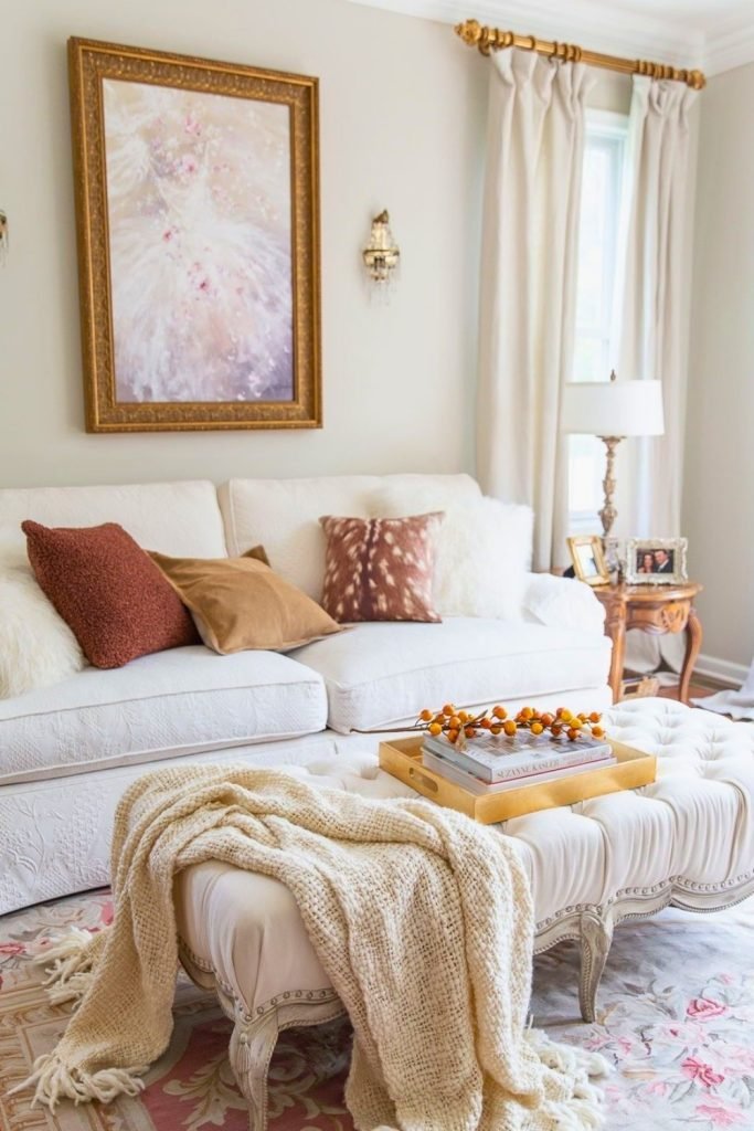 Sophisticated Fall Living Room Decor
