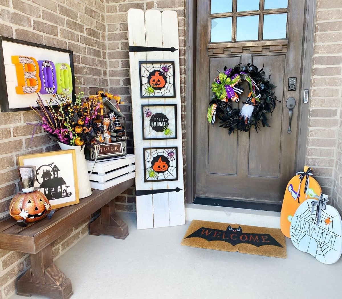 Spooky Door Wreath