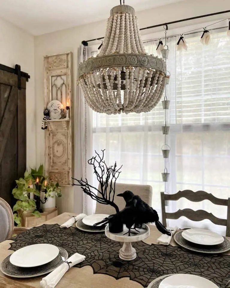 Spooky Farmhouse Table Centerpiece