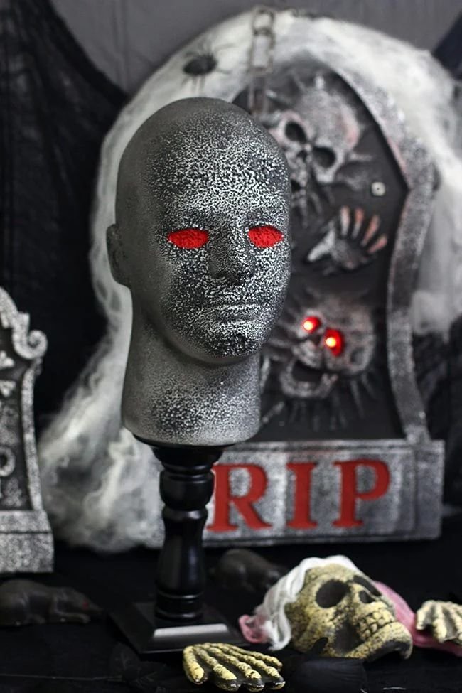Terrifying Styrofoam Heads