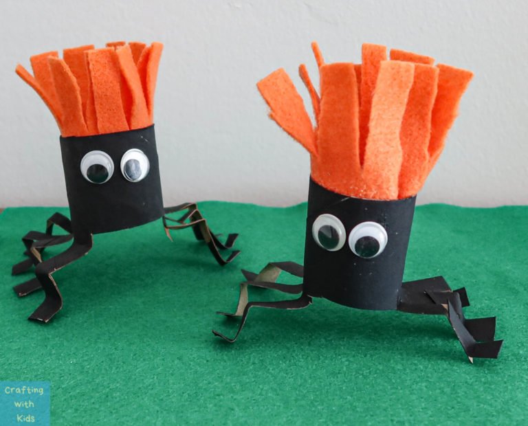Toilet Paper Roll Spiders