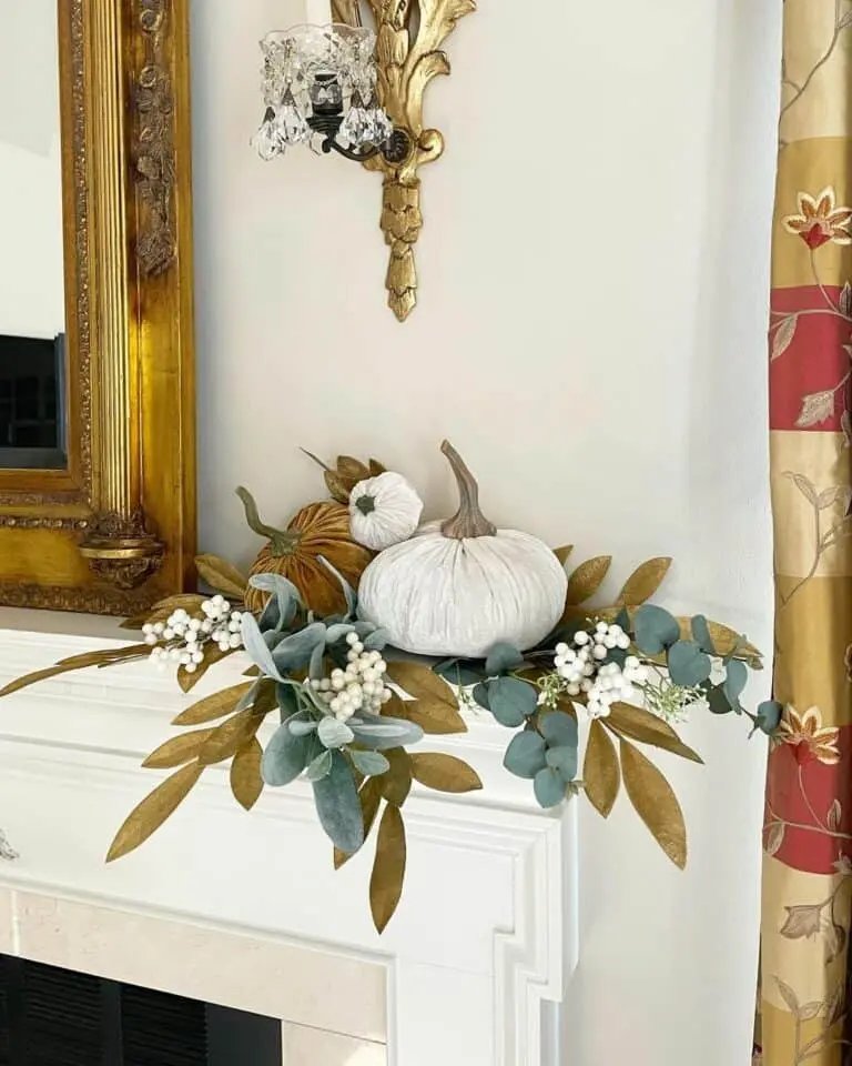 Velvet Pumpkin Accents