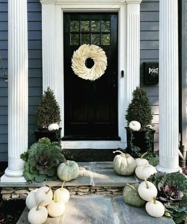 White Pumpkins for Fall Decor