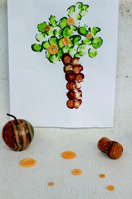 Wine Cork Stamp Art