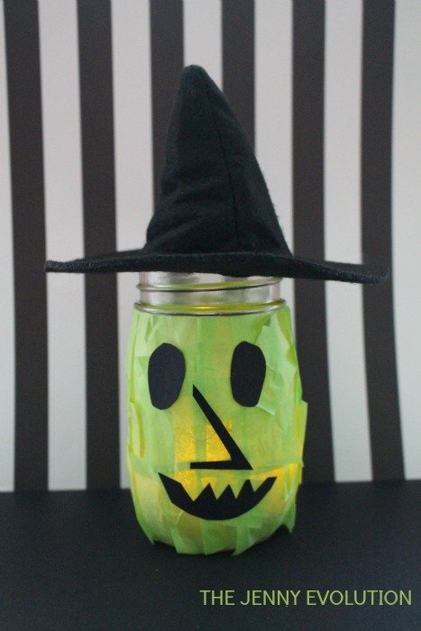 Witch Mason Jar Decoration