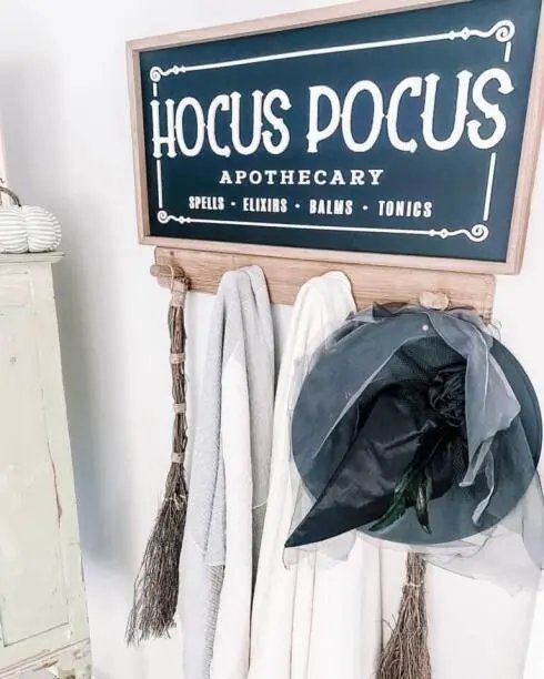 Witch-Themed Living Room Decor