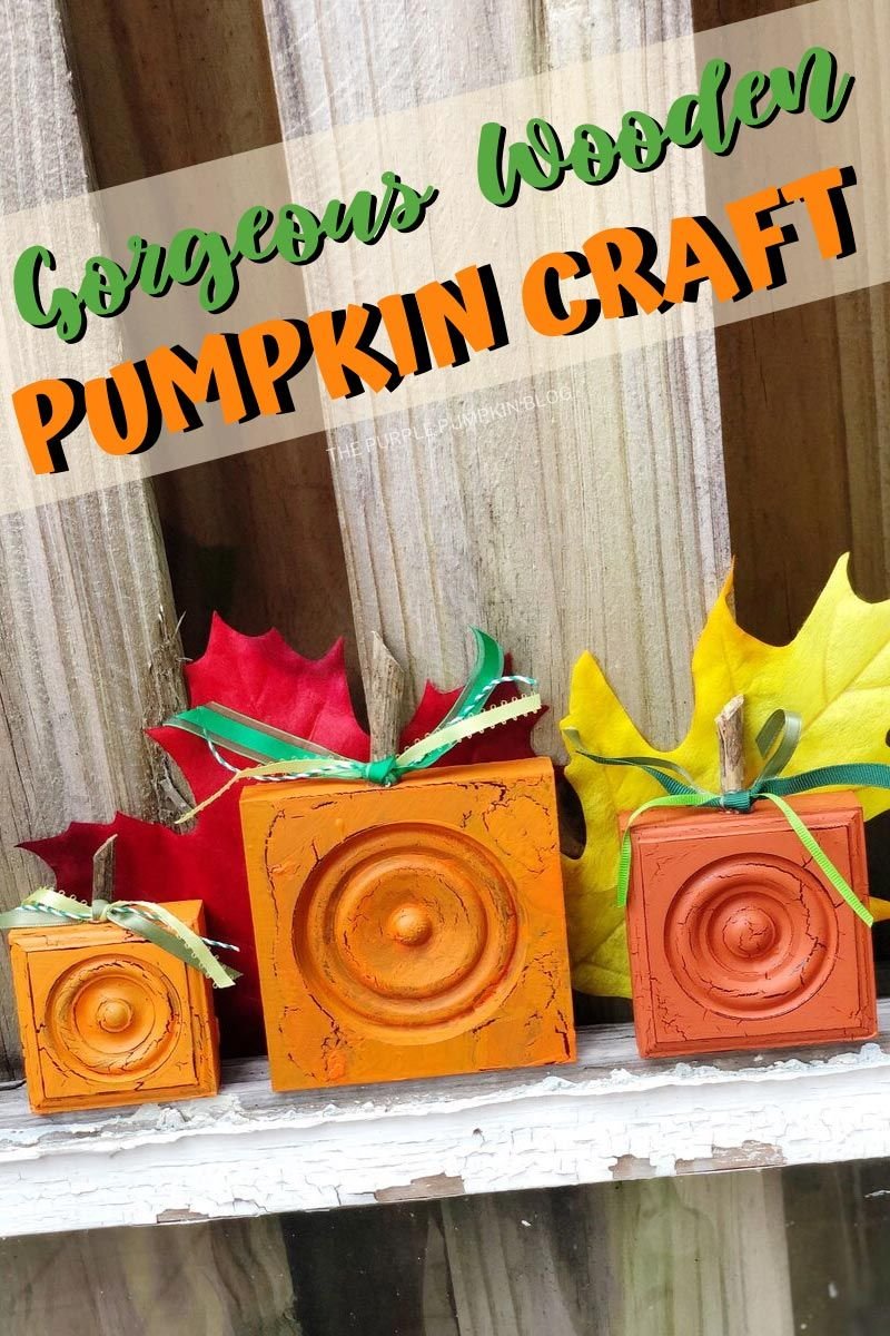 Wooden Pumpkin Decorations